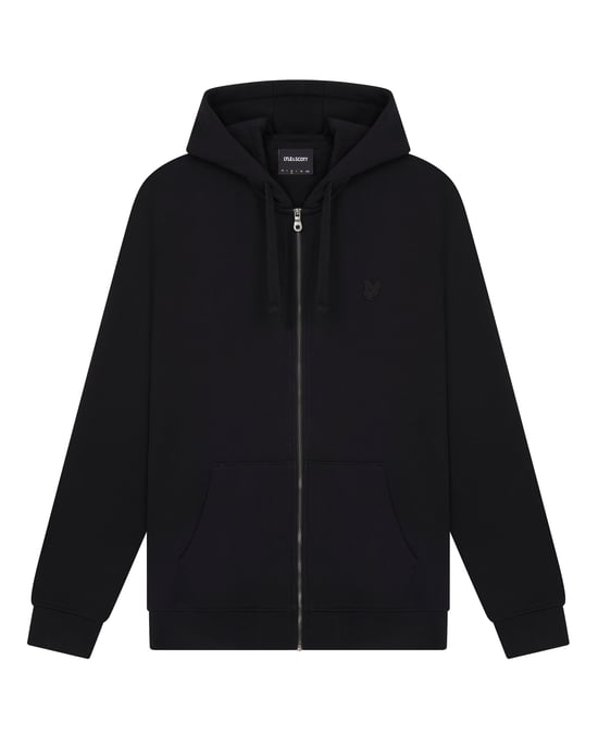 Lyle & Scott hoodie met rits in zwart - Image 5