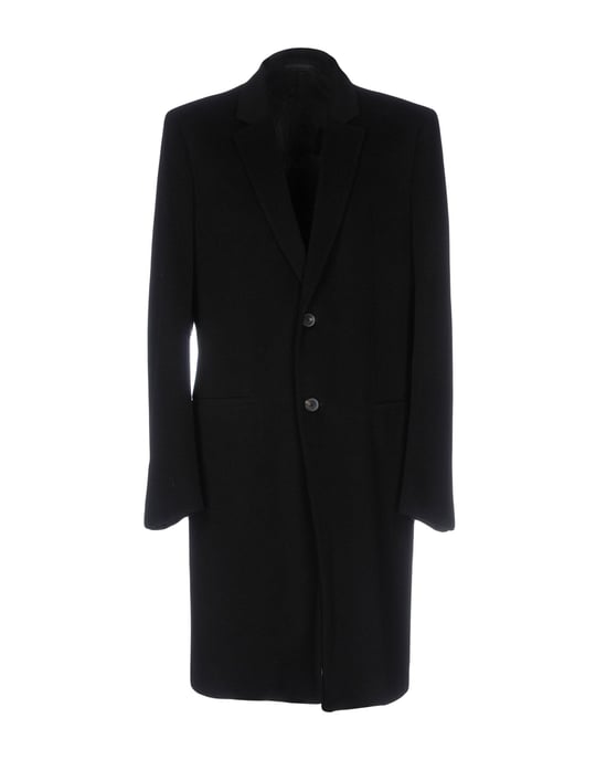 Jil Sander Black Wool Overcoat