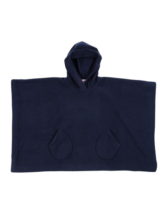 COATS & JACKETS Il Gufo Dark blue Girl Polyester