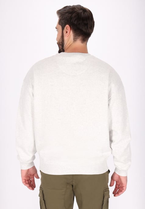 Dreimaster Sweatshirt Heren wol wit melange - Image 4