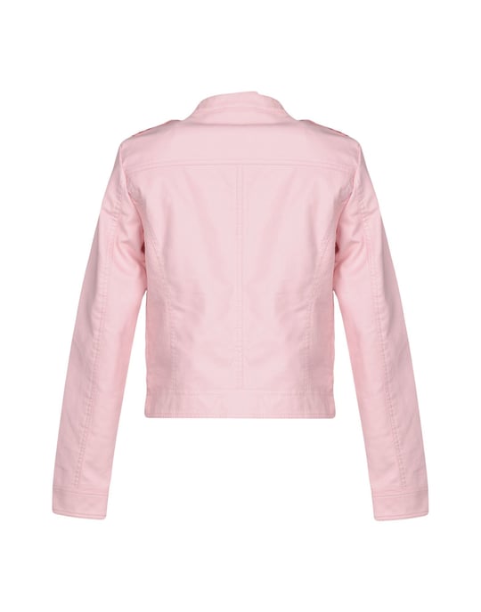 Vero Moda Pink Faux Leather Jacket