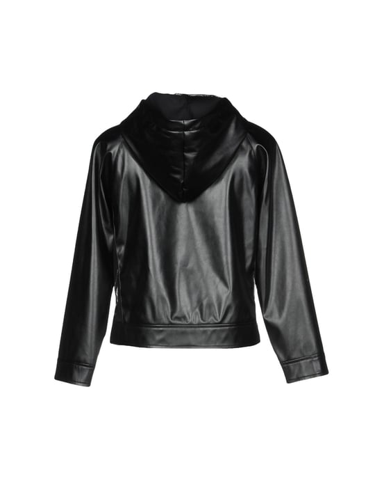 Roÿ Roger's Black Faux Leather Biker Jacket