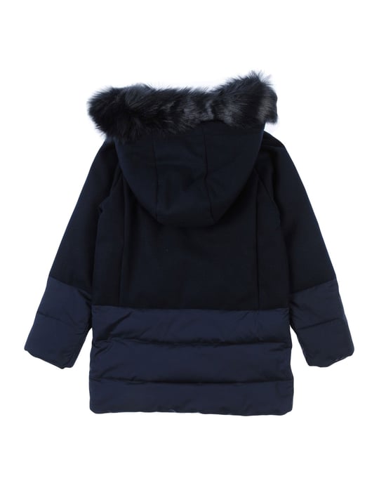 COATS & JACKETS Armani Junior Dark blue Girl Polyester
