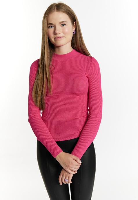 Mymo Knitted pullover women pink