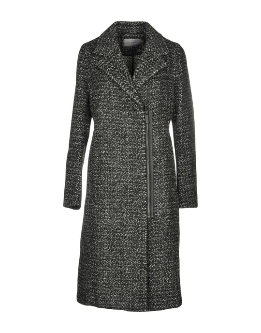 Calvin Klein Jeans Black Double Breasted Overcoat