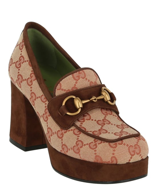 GG Monogram Platform Loafers - Image 2