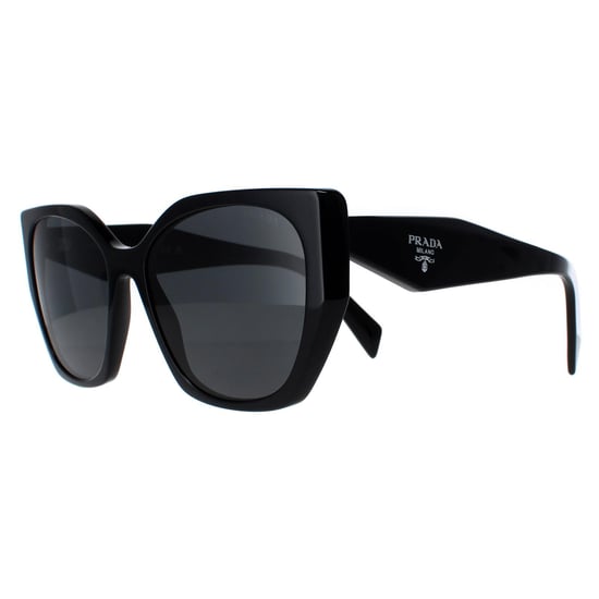 Prada PR19ZS 1AB5S0 zwarte donkergrijze zonnebril - Image 2