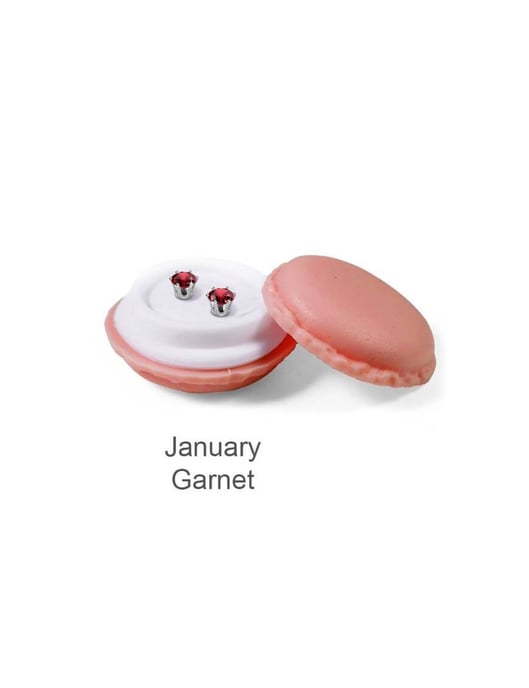 Geboortesteen Januari oorbellen - Oostenrijks kristal - Image 5