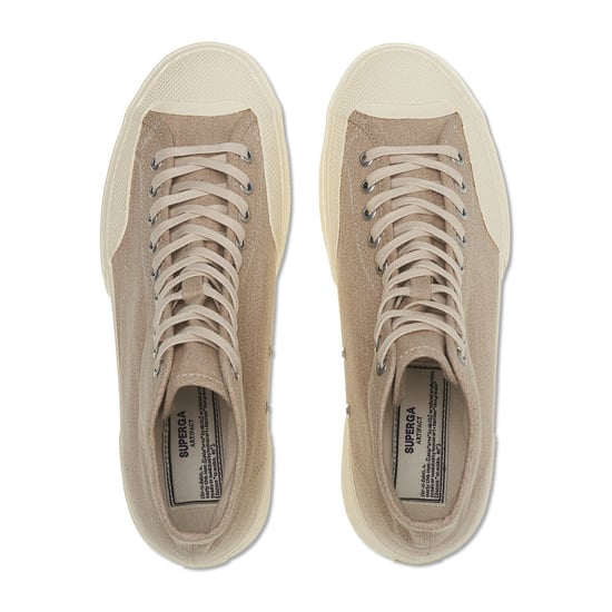 Superga Unisex Volwassenen 2433 Csv Salt Pepper Hoge Tops (Lichtgeel/uit wit) - Image 4