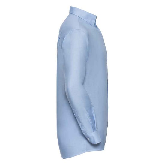 Russell Collection Heren Oxford Easy-Care Formeel Overhemd Met Lange Mouwen (Oxford Blauw) - Image 3