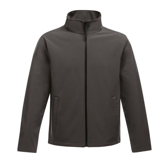 Regatta Mens Ablaze Printable Softshell Jacket (Seal Grey/Black)