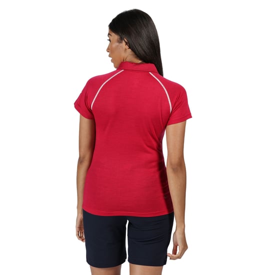 Regatta Dames/dames Kalter Polo Shirt (Donkere Cerise) - Image 2
