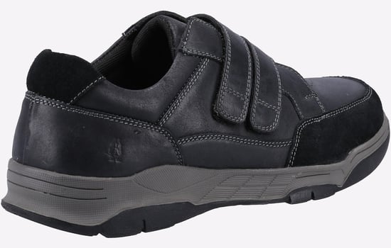 Hush Puppies Fabian Double Strap Leren Zwarte Heren Loafers - Image 3