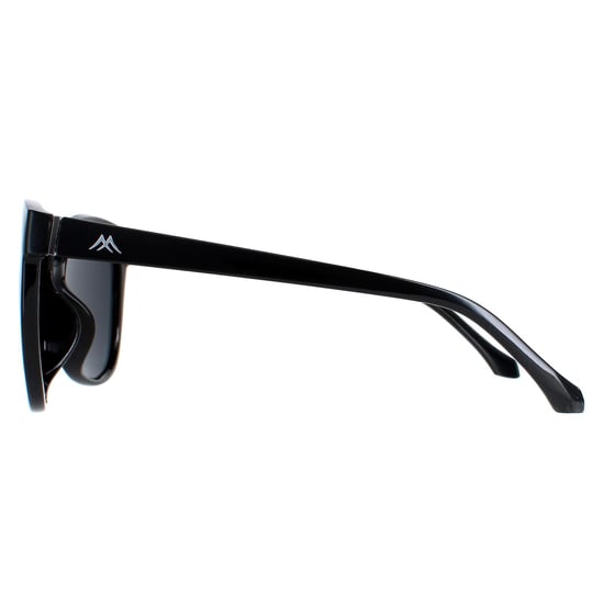 Montana Cat Eye Womens Shiny Black Smoke Polarized MP74