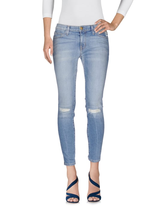 Current/Elliott Blue Cotton Skinny Jeans