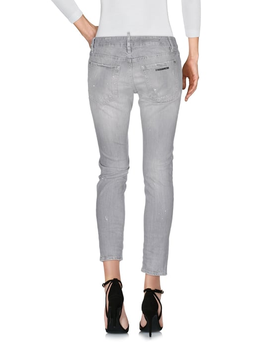 Dsquared2 Grey Cotton Jeans