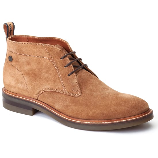 Base London Knebworth Leder Heren Ginger Laarzen - Image 1
