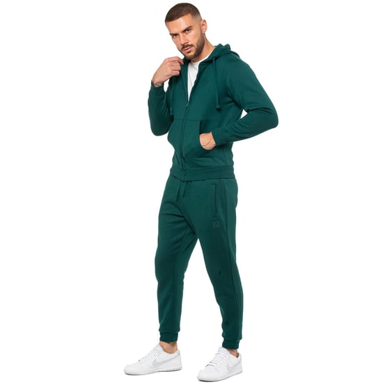 Enzo | Heren Zip Hoodie - Groen - Image 5