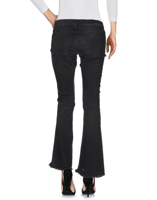 Current/Elliott Black Cotton Bootcut Jeans