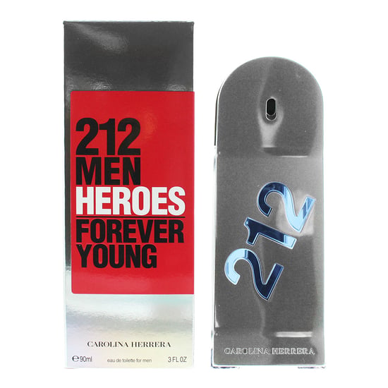 Carolina Herrera 212 Mannen Heroes Forever Young Eau De Toilette 90ml - Image 1
