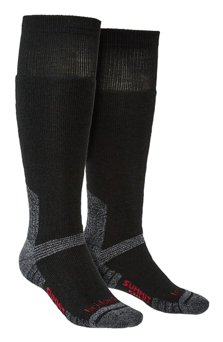Bridgedale - Heren Outdoor Merino Wol Kniekousen - Zwart - Image 1