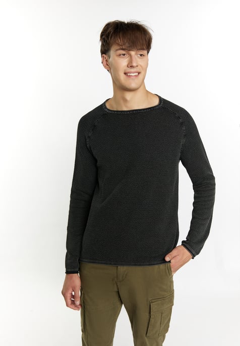 Mo Gebreide trui Heren zwart - Image 3