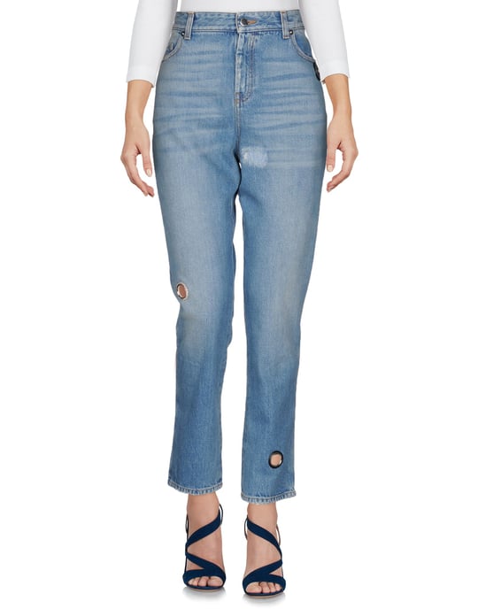 Christopher Kane Blue Cotton Jeans