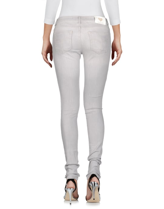 Twinset Grey Cotton Skinny Jeans