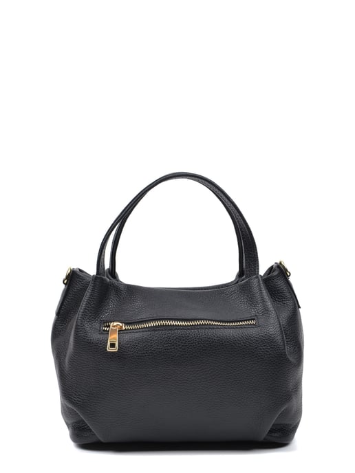 Anna Luchini SS22 AL 1437 Zwart Rundleer Tas - Image 2