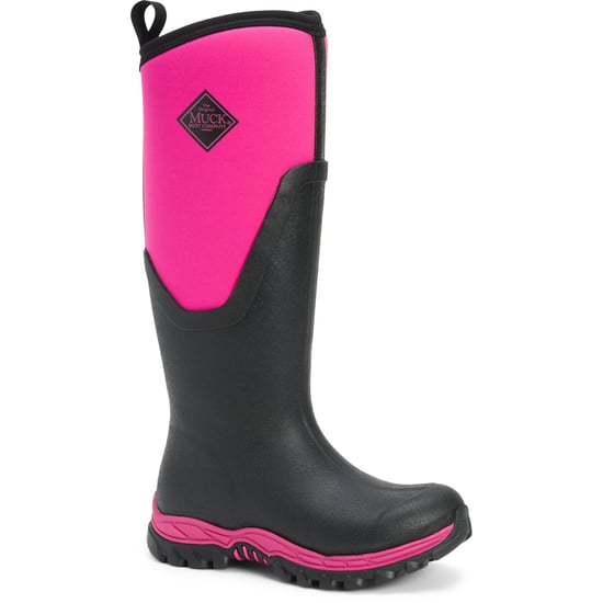 Muck Boots Arctic Sport II Tall Rubberen Zwarte/Roze Regenlaarzen - Image 1