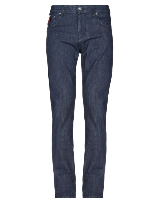 DENIM Isaia Blue Man Cotton