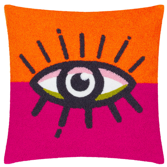 Heya Home All Eyes On You Boucle Cushion Cover