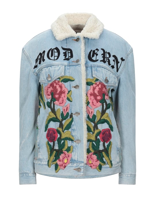 Gucci Modern Embroidered Denim Jacket
