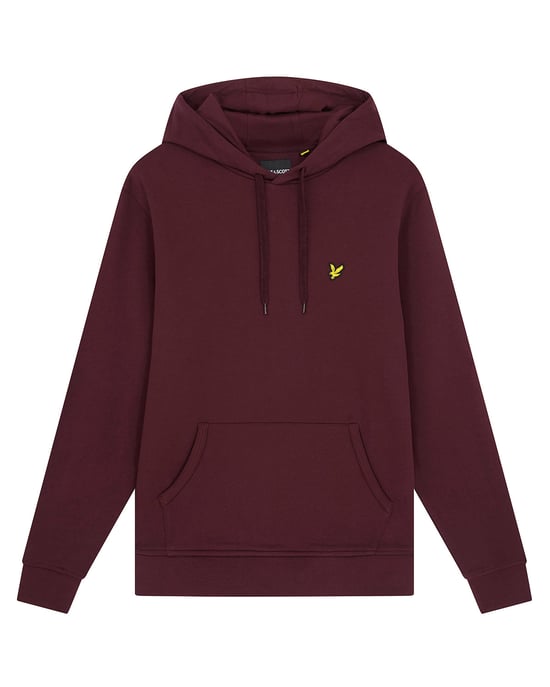 Lyle & Scott pullover hoodie in bordeauxrood - Image 1