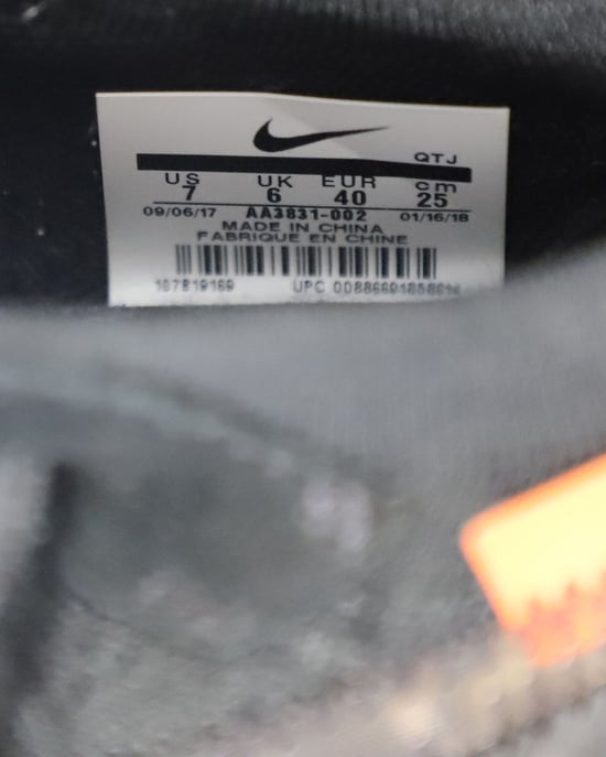 Nike x Off White Vapormax FK Sneakers in Zwarte Polyester - Image 6