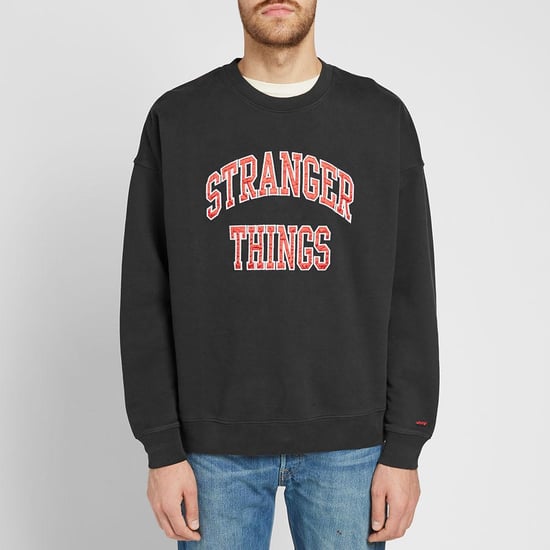 Levi’s® x Stranger Things Black 'Stranger Things' Oversized Sweatshirt - Image 4