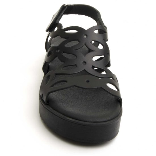 PURAPIEL PLATFORM SANDAL CONFORTGEL26a22 IN BLACK