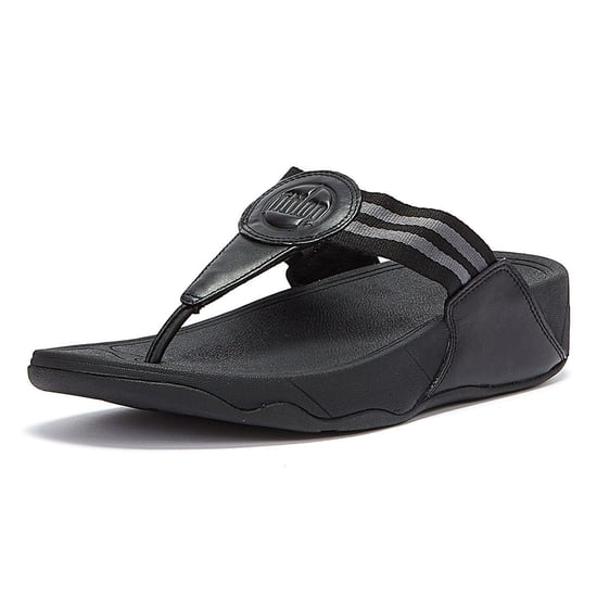 Fitflop Walkstar Webbing teenslippers voor dames - (Zwart) - Image 2