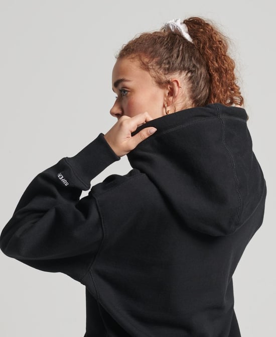 Superdry Code Logo Chenille Oversized Hoodie - Image 3