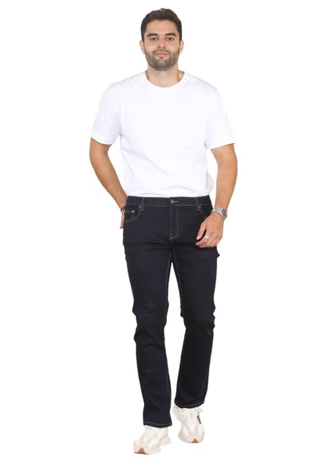 MYT Herenjeans met rechte pijpen, hyperstretch denim in indigo - Image 6