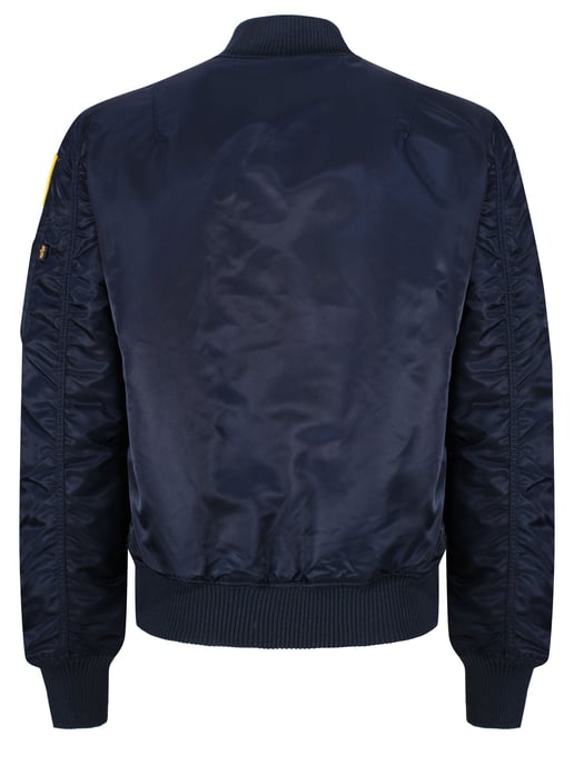 Alpha Industries Men's MA-1 VF NASA Bomber Jacket in Dark Blue