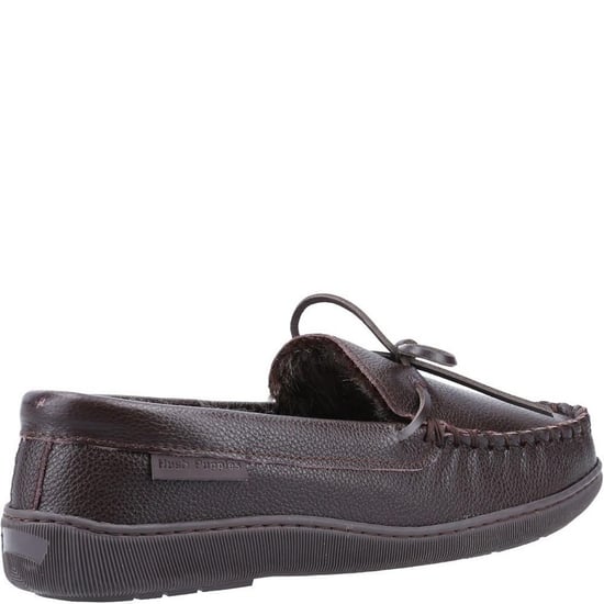 Hush Puppies Heren Ace Leren Slippers (Bruin) - Image 2