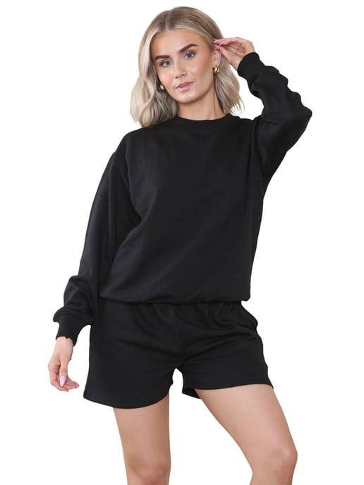 Kruze | Dames Sweatshirt & Korte Broek Tracksuit Set - Image 4