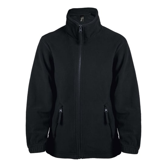 SOLS Kinder/Kinder North Fleece Jas (Zwart) - Image 1