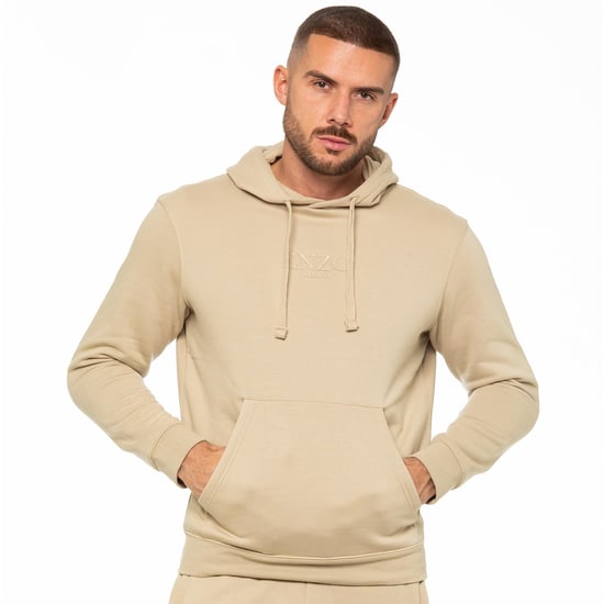 Enzo | Mens Pullover Hoodie - Stone