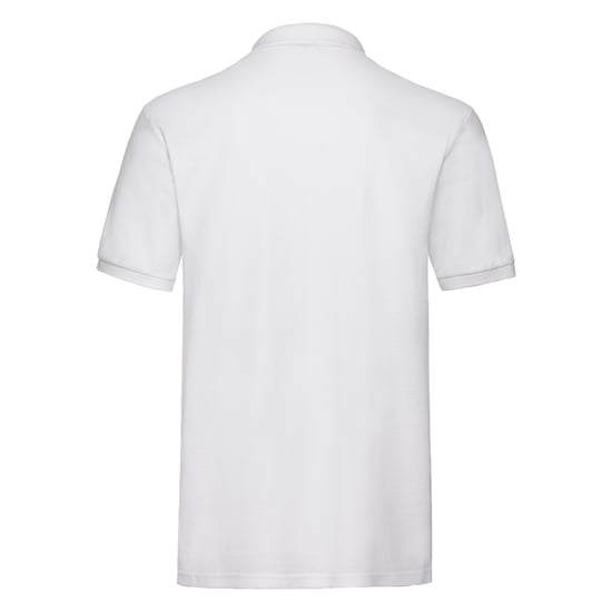 Fruit of the Loom Unisex Premium Piqué Katoenen Poloshirt voor Volwassenen (Wit) - Image 2