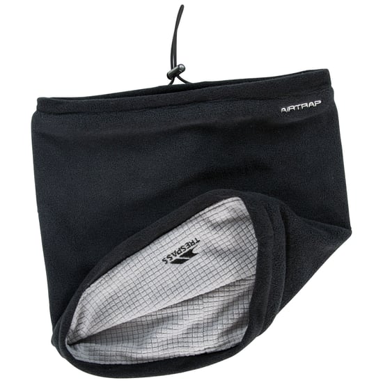 Trespass Uniseks Treverso Omkeerbare Nekwarmer voor volwassenen (Zwart/Platinum) - Image 3