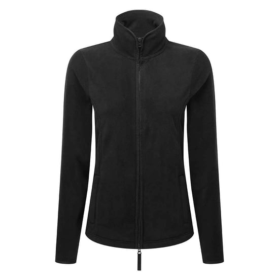 Premier Dames/Dames Artisan Contrast Trim Fleece Jacket (Zwart/Zwart) - Image 1