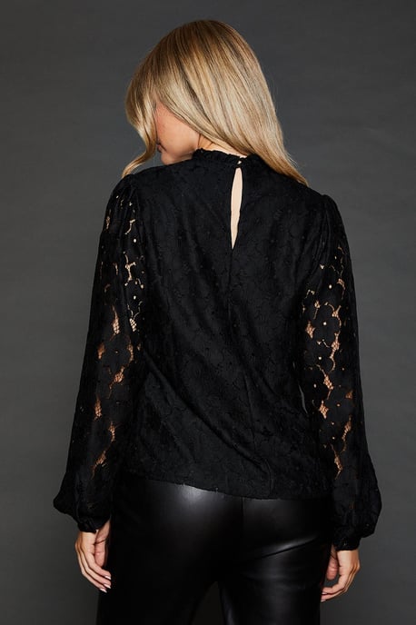 Black Lace Blouse