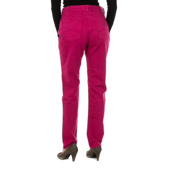 Women's long stretch denim pants 6Y5J18-5D3IZ